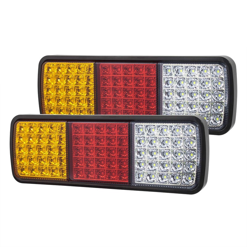 LINKITOM 75 LED Truck Tail Light Bar, Super Bright 12v Turn Signal Brake Reverse Taillight for Truck Boat Snowmobile Trailer Pickup RV Camper UTV UTE Vans (2PCS) - Image 1